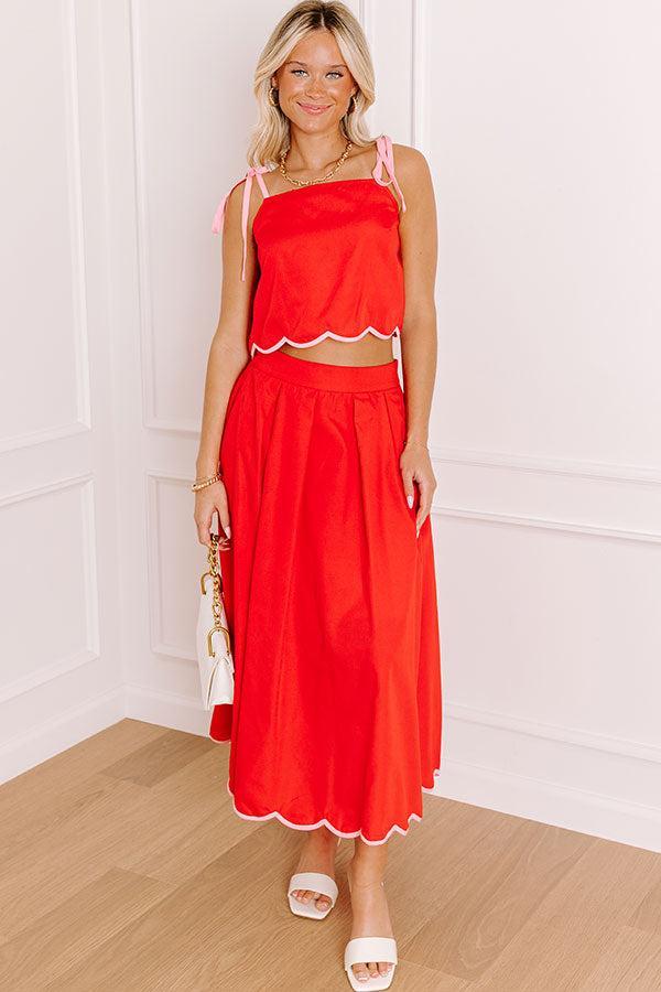 Haute In Here High Waist Midi Skirt Product Image