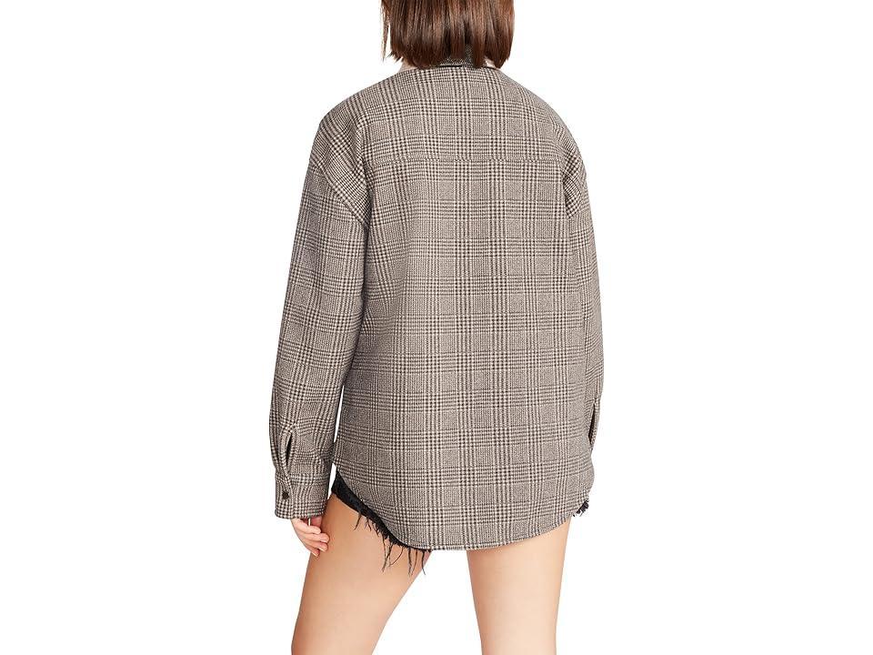 Steve Madden Sophia Shacket (Light ) Women's Clothing Product Image