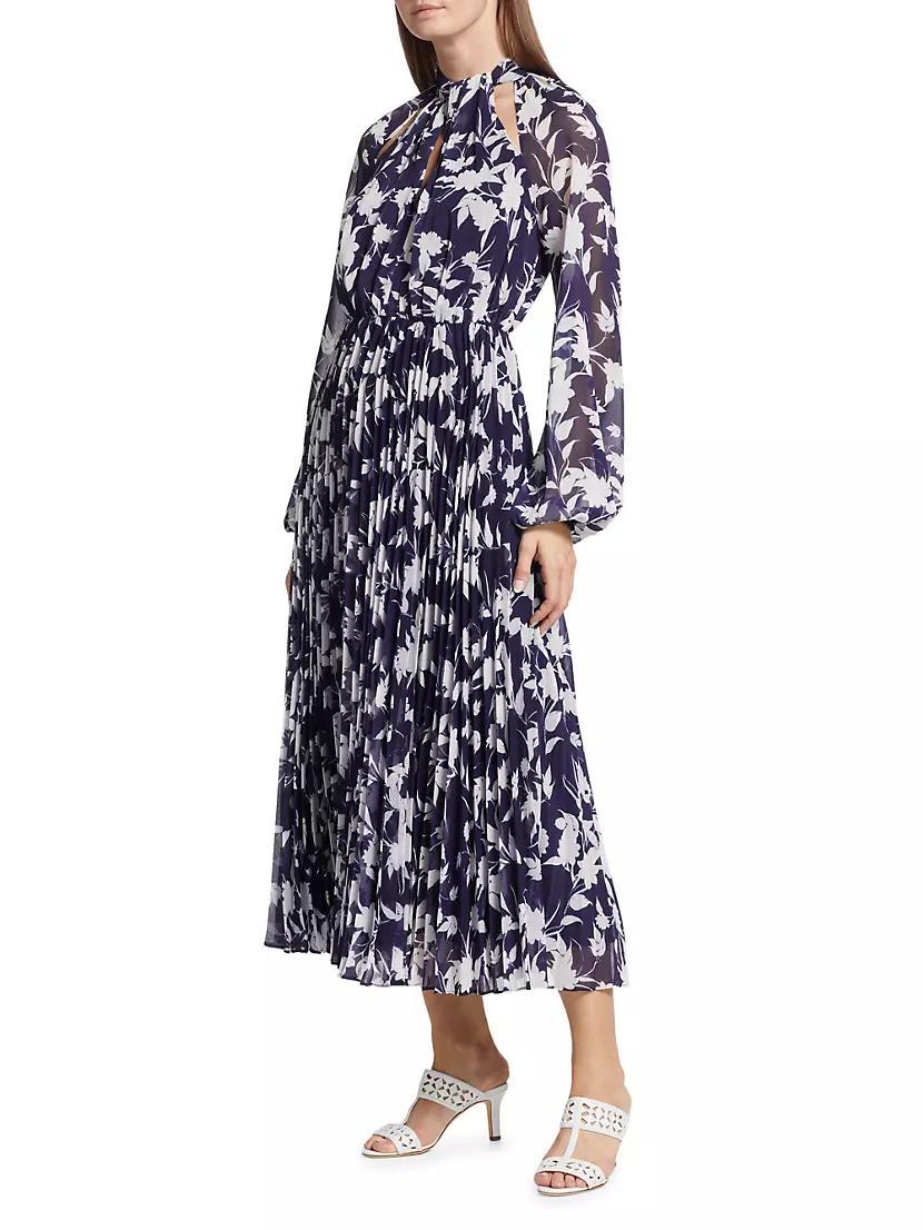 Abbie Floral Chiffon Maxi Dress Product Image
