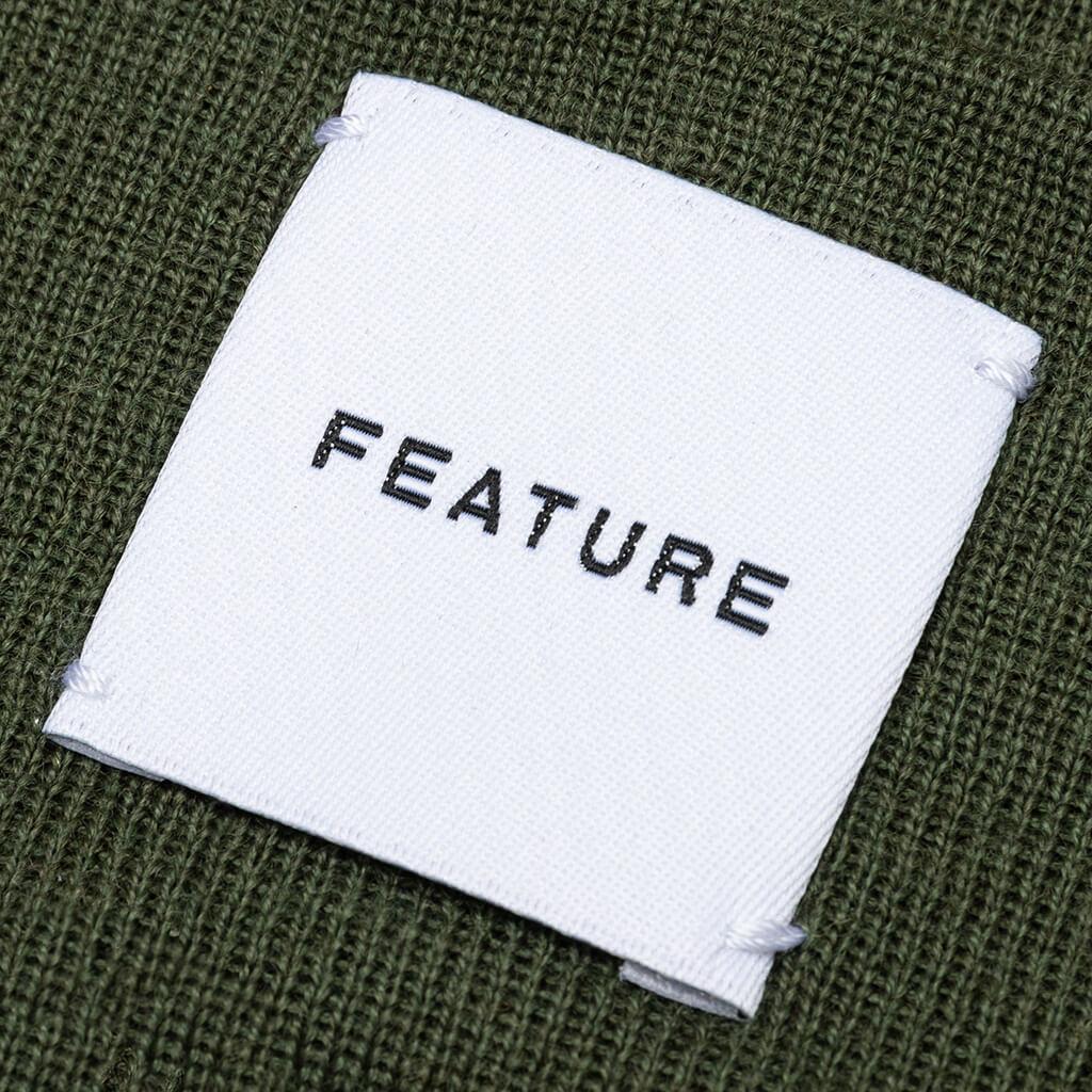Watch Cap Beanie - Olive Product Image