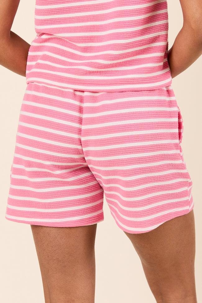 Eloise Pink Striped Shorts Product Image