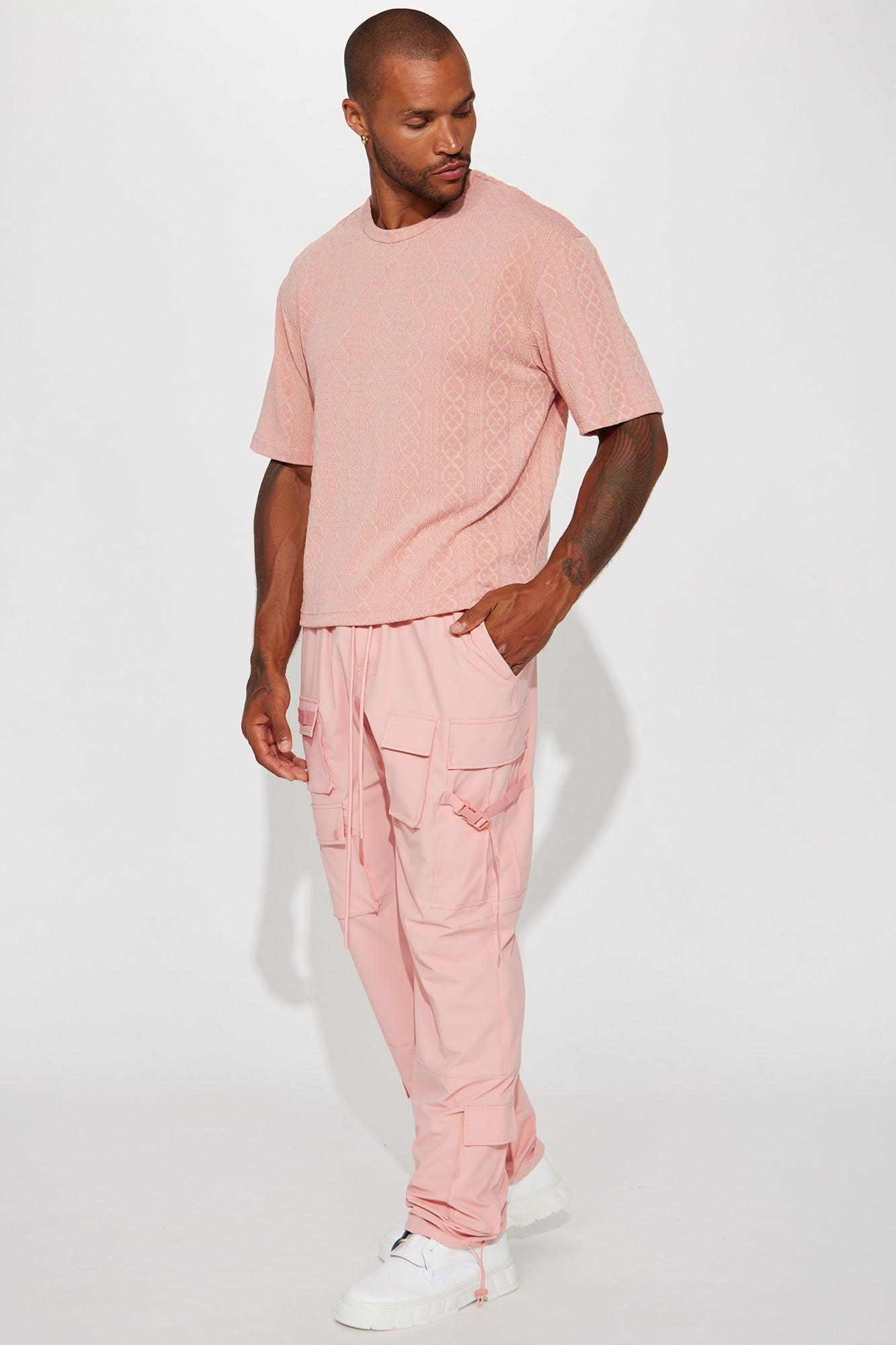 Versatile Slim Cargo Pants - Mauve Product Image