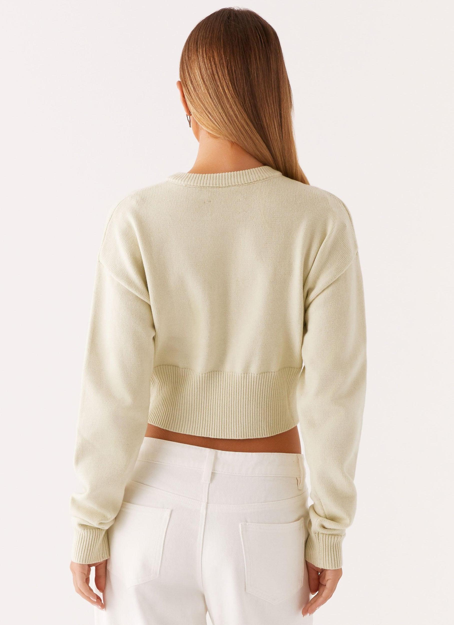Its Happening Knit Cardigan - Sage Product Image