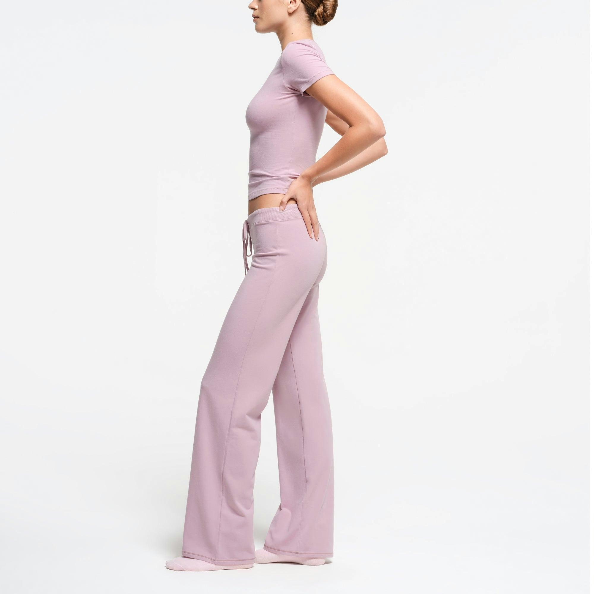 COTTON JERSEY STRAIGHT LEG PANT | DUSK Product Image
