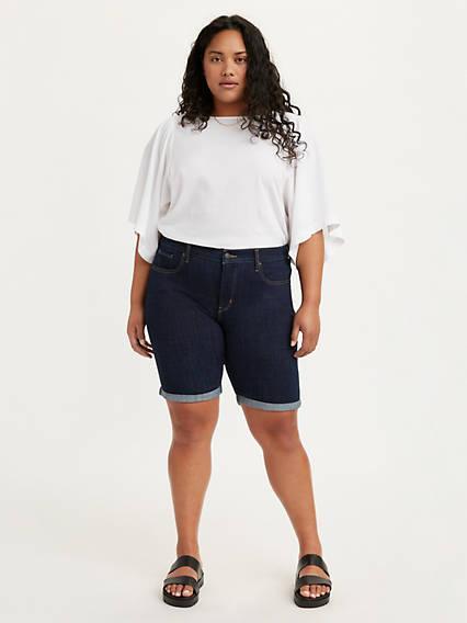 Classic Bermuda Women's Shorts (Plus Size) Product Image