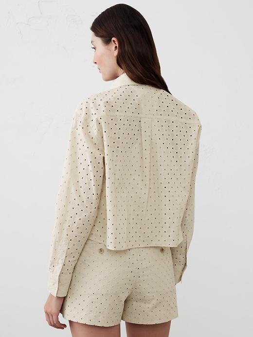 Boxy Button-Down Shirt Product Image