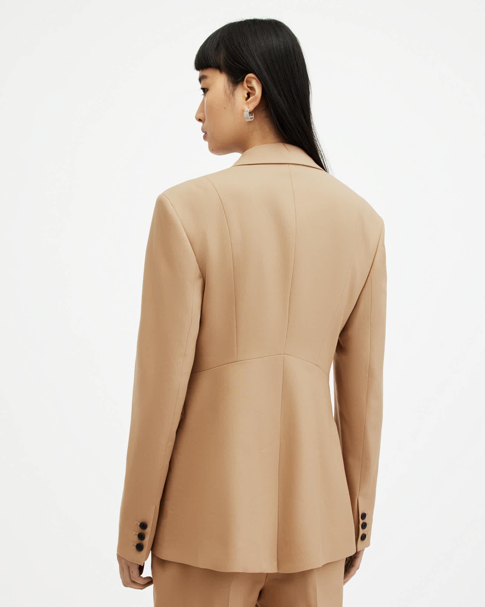 Sevenh Cinched Waist Slim Fit Blazer Product Image