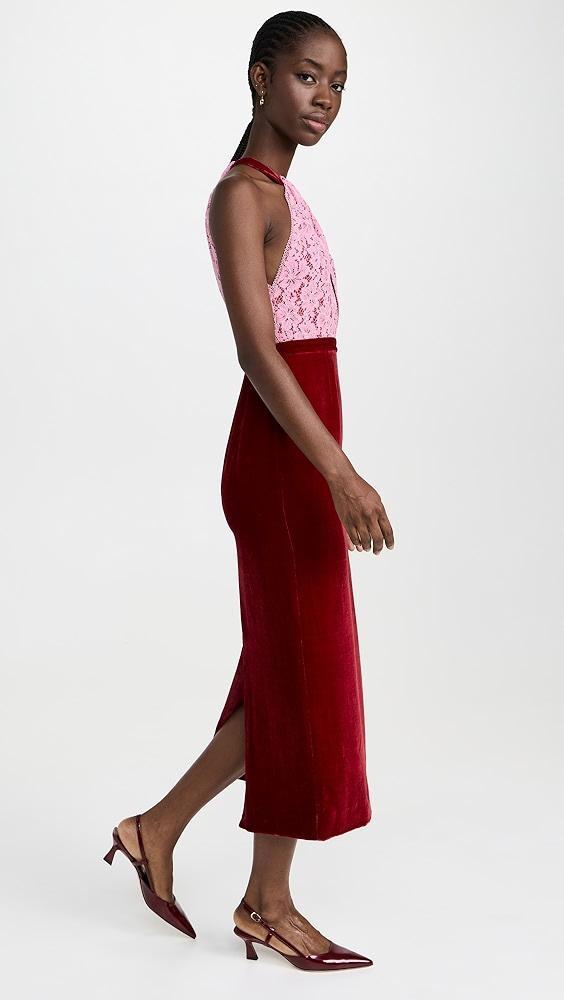 SALONI Wallis Velvet Dress | Shopbop Product Image