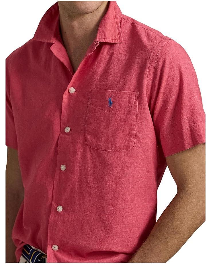 Textured Cotton-linen Shirt Sweater Product Image