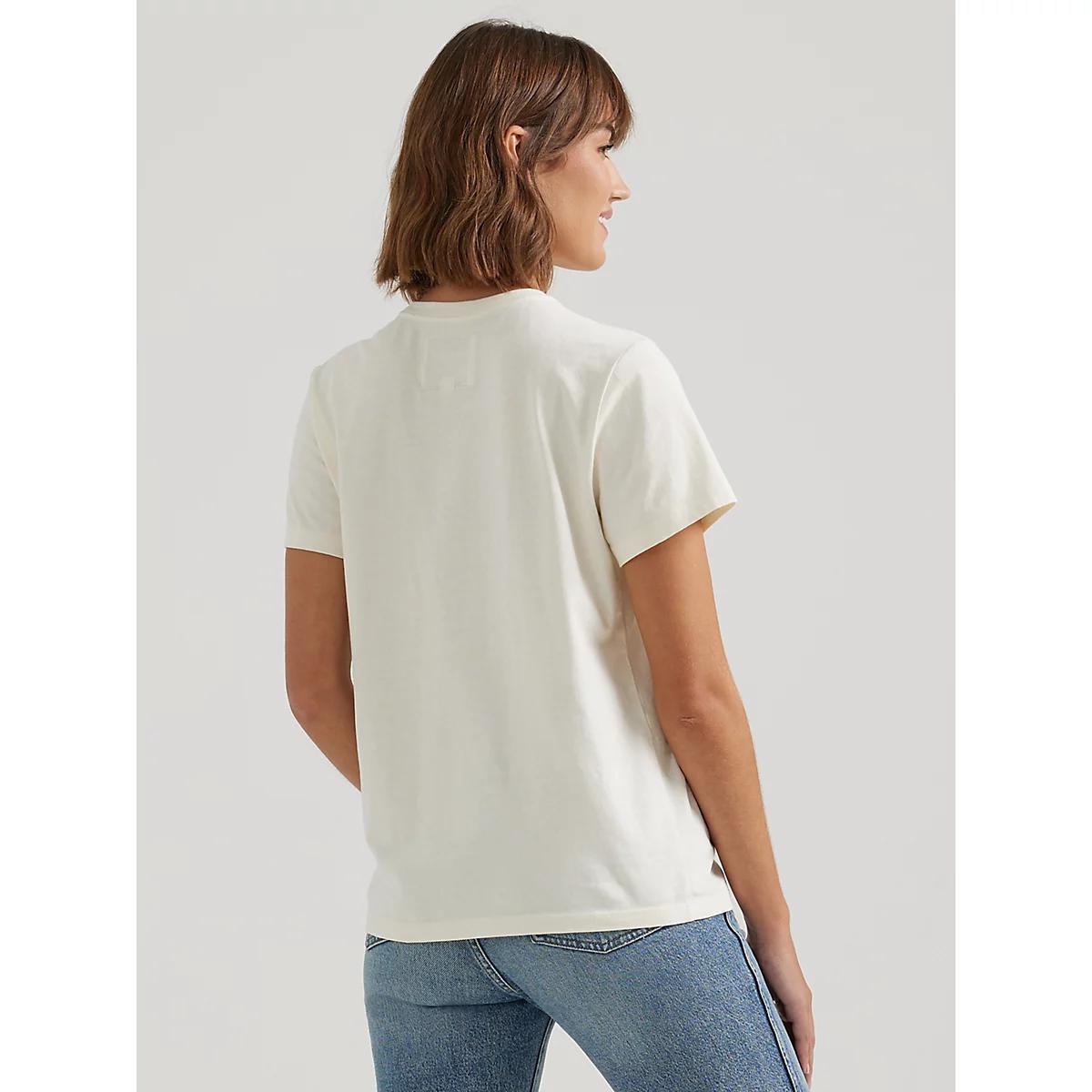 Wrangler x Buffalo Trace™ Women's Logo Tee in Vanilla Product Image