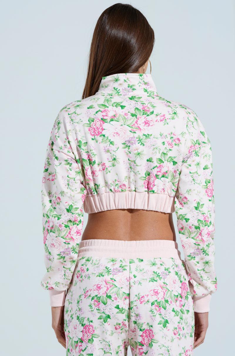 DREAMING OF SPRING HALF ZIP SWEATSHIRT Product Image