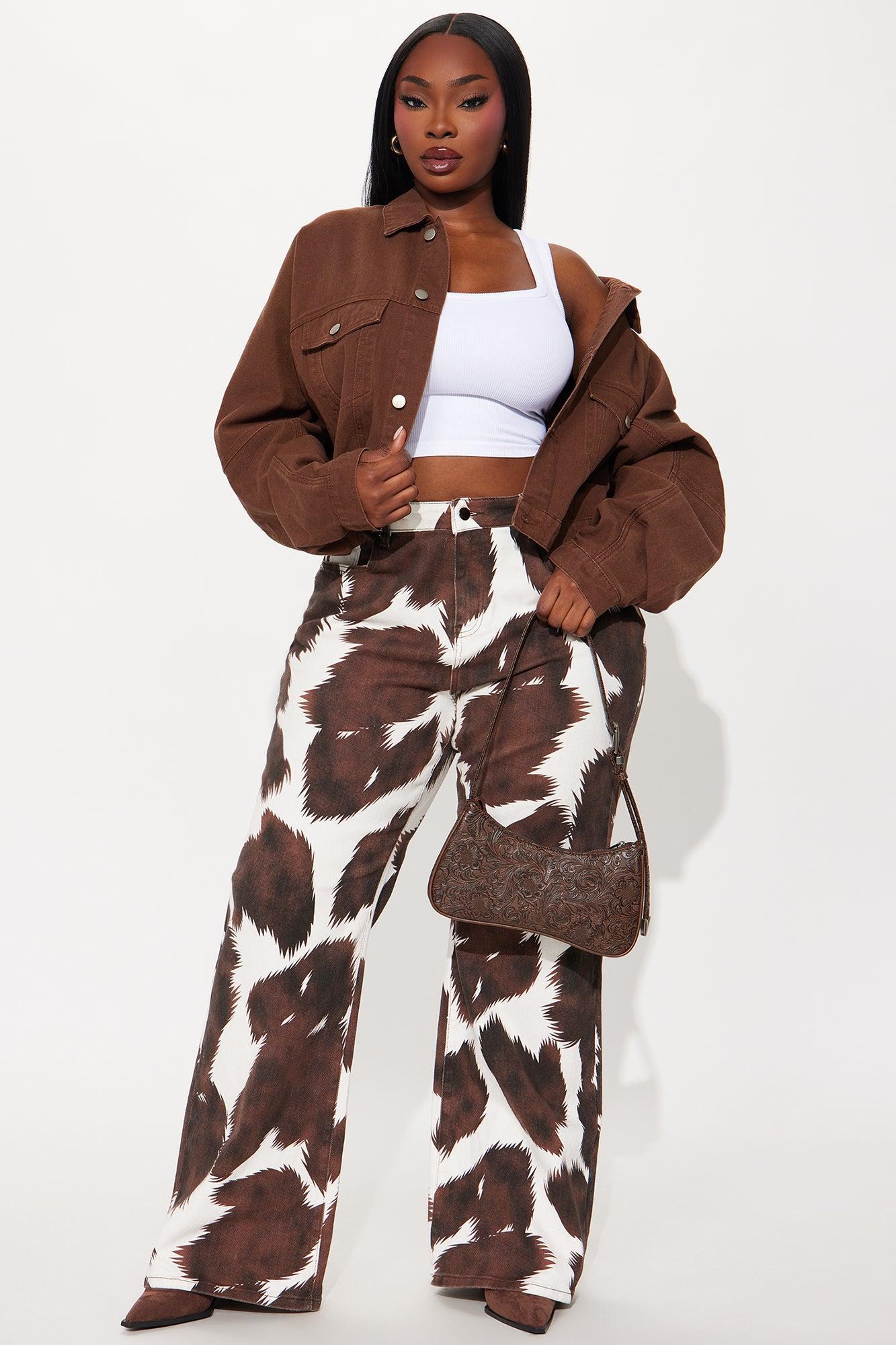 Brittany Trucker Jacket - Chocolate Product Image