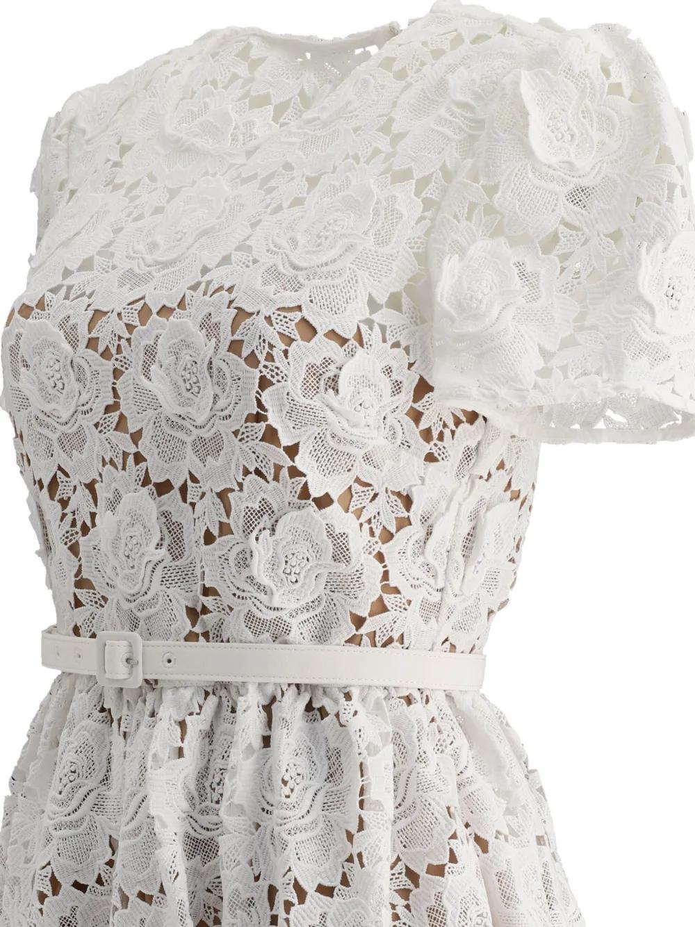 floral-lace midi dress Product Image