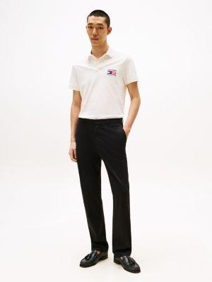 Regular Fit Embroidered Flag Pique Polo Product Image