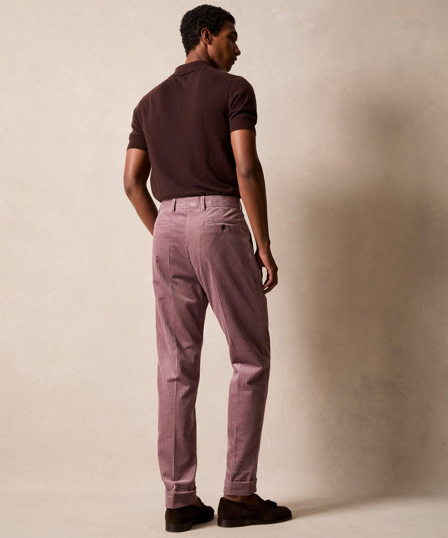 Italian Wide Wale Corduroy Madison Trouser Product Image