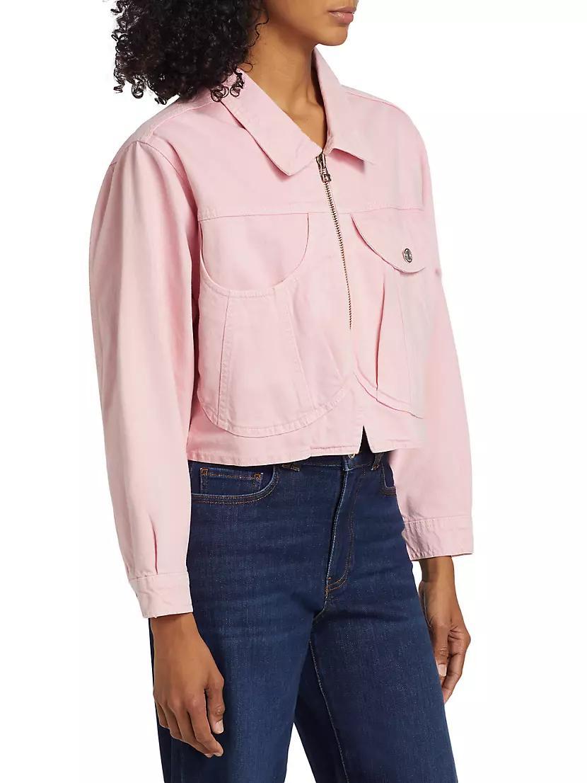 Heart Cotton Bomber Jacket Product Image