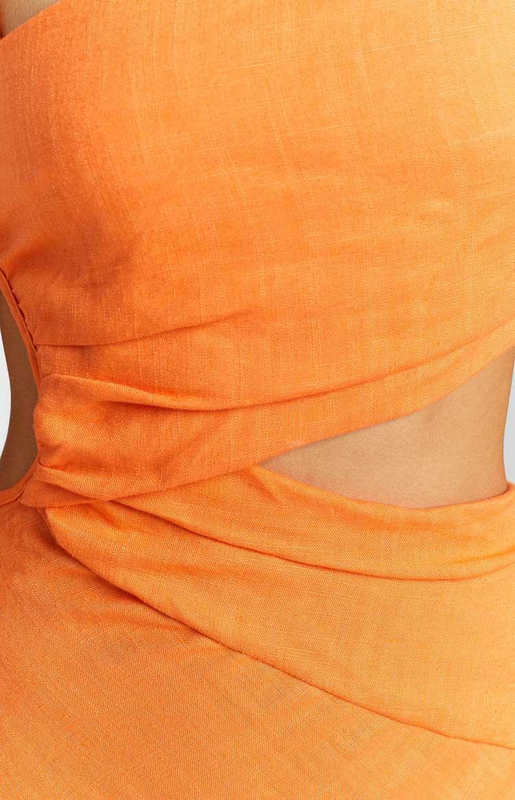 Lene Orange Maxi Dress Product Image