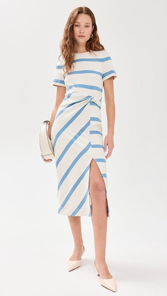 Tanya Taylor Short Sleeve Striped Cody Dress | Shopbop Product Image