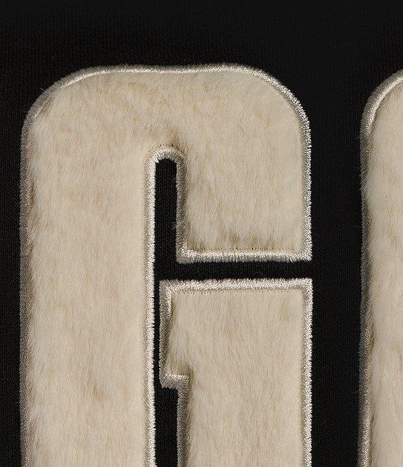 UGG® Madeline Fuzzy Logo Long Sleeve Coordinating Lounge Sweatshirt Product Image