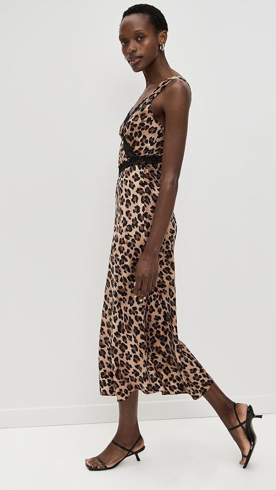 BARDOT Emory Printed Satin Slip Dress | Shopbop Product Image