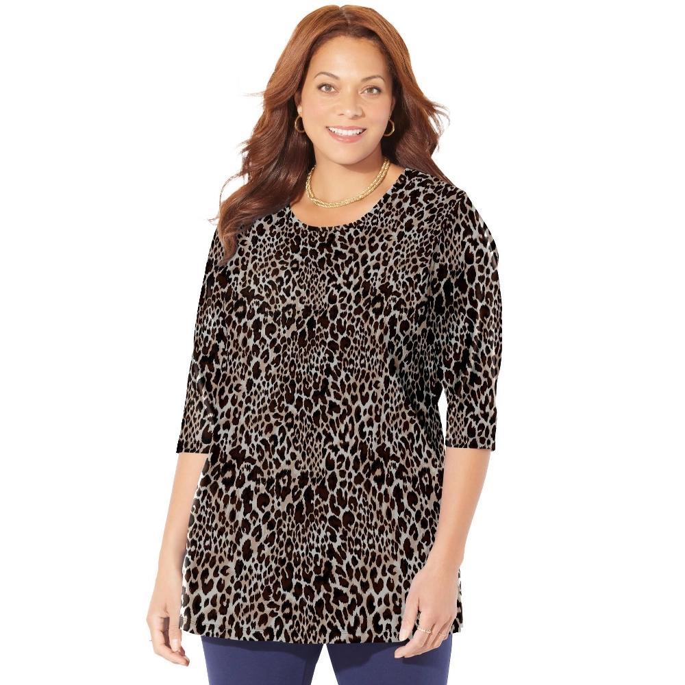 Woman Within Women's Plus Size 7-Day Layered 2-In-1 Tunic Product Image