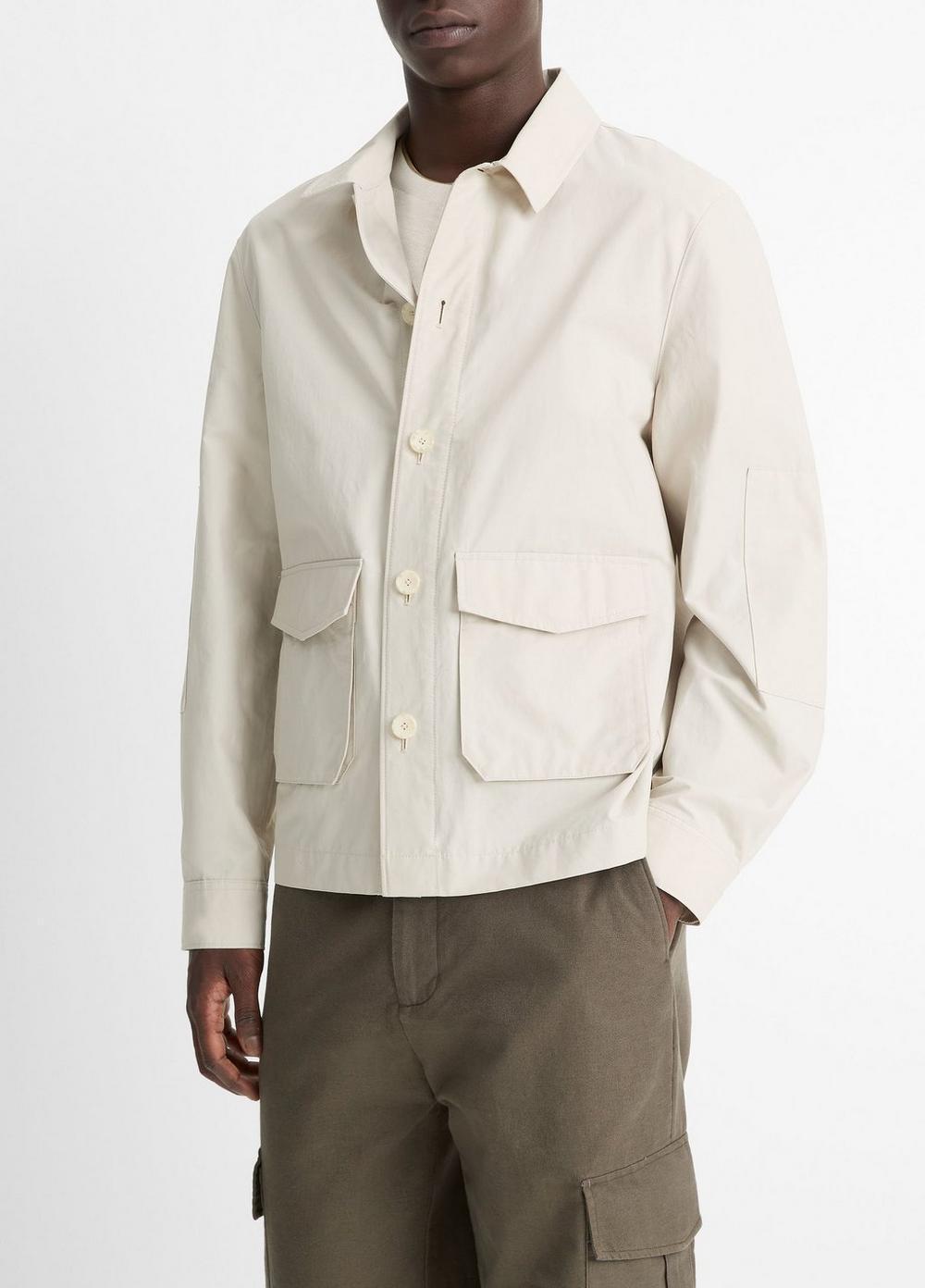 Cotton-Blend Utility Jacket Product Image