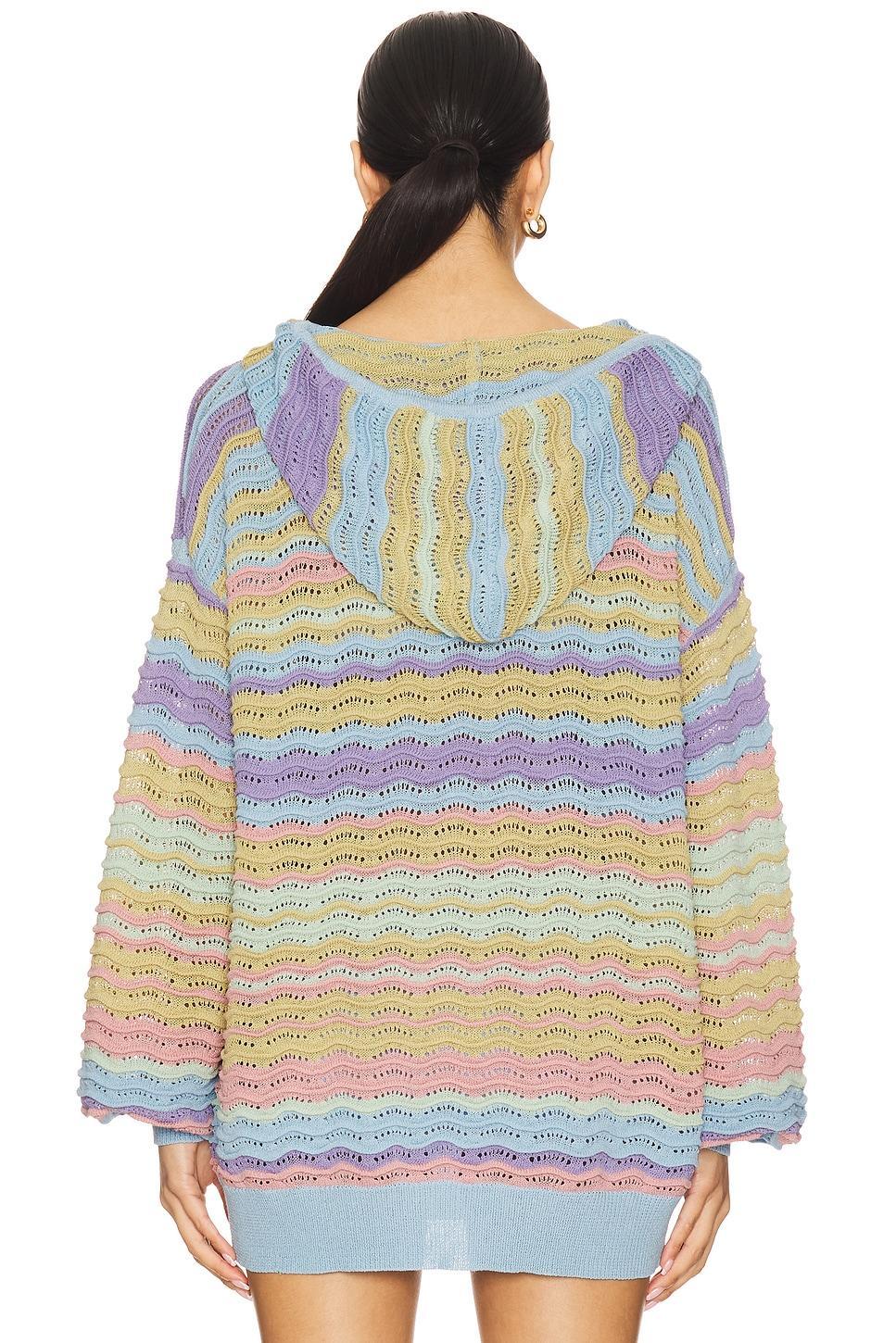 Wave Knit Hoodie Susan Fang Product Image