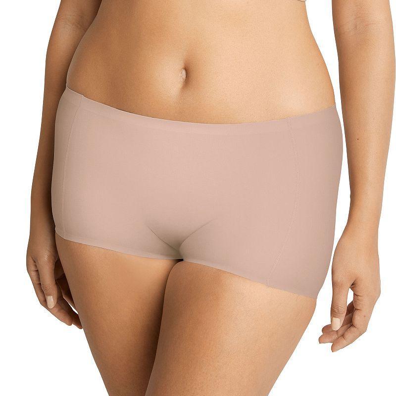 Women's Bali® Comfort Revolution® Soft Touch Boyshort Panty DFSTBS, Size: 5, Black Product Image
