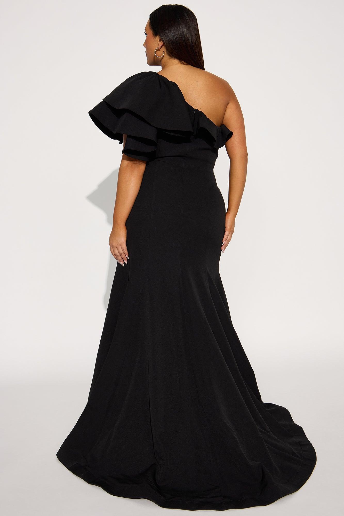 Guiselle Mermaid Maxi Gown - Black Product Image