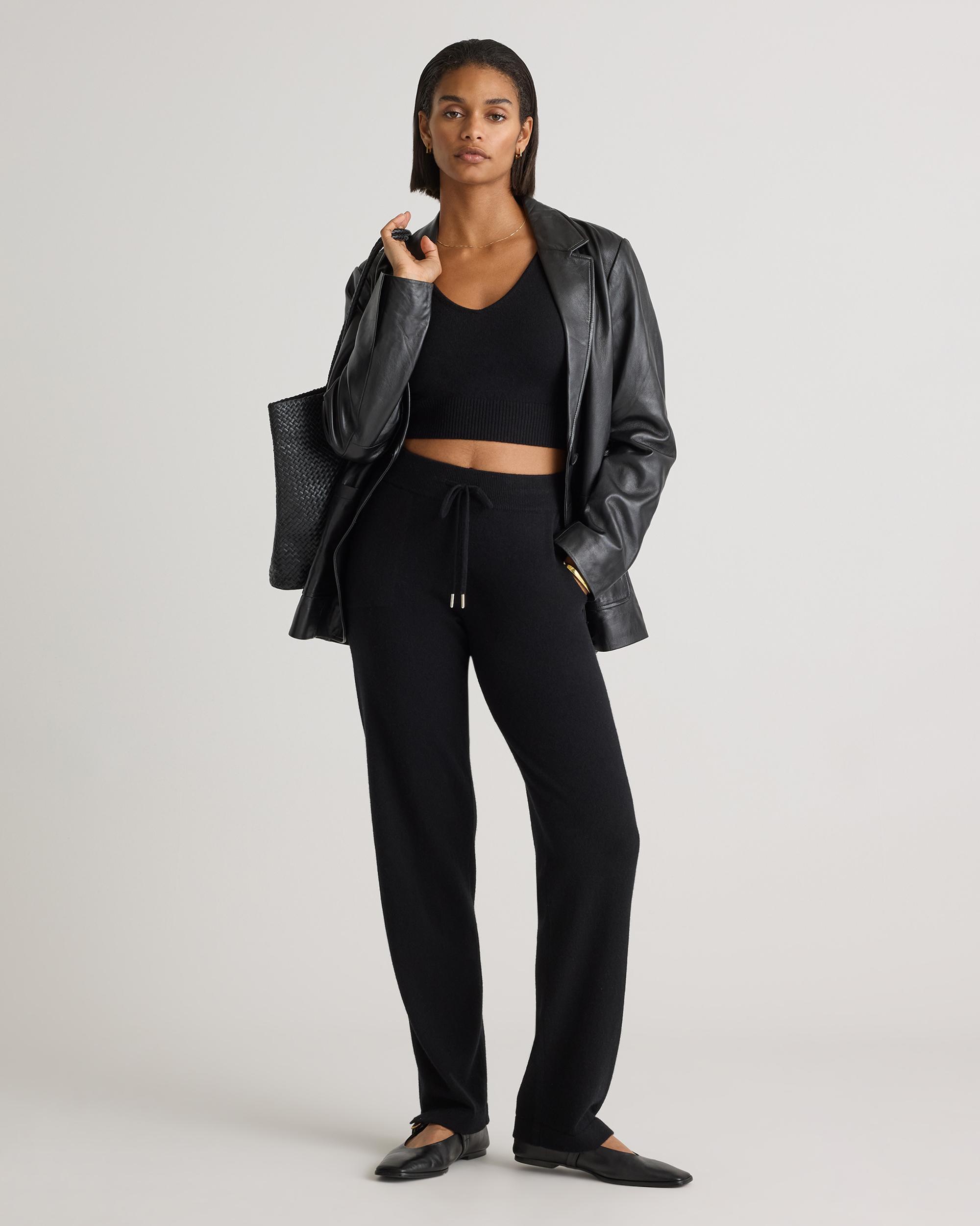 Quince | Women's Mongolian Cashmere Straight Leg Pants Product Image