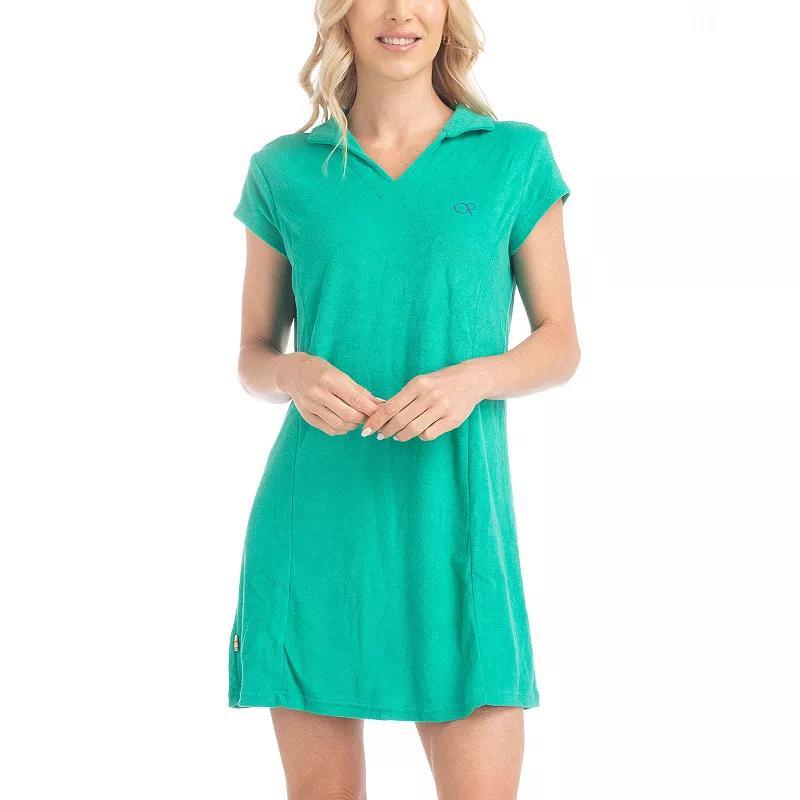 Women's Ocean Pacific® Sunset Chaser Lounge Mini Dress, Size: Large, Blue Product Image