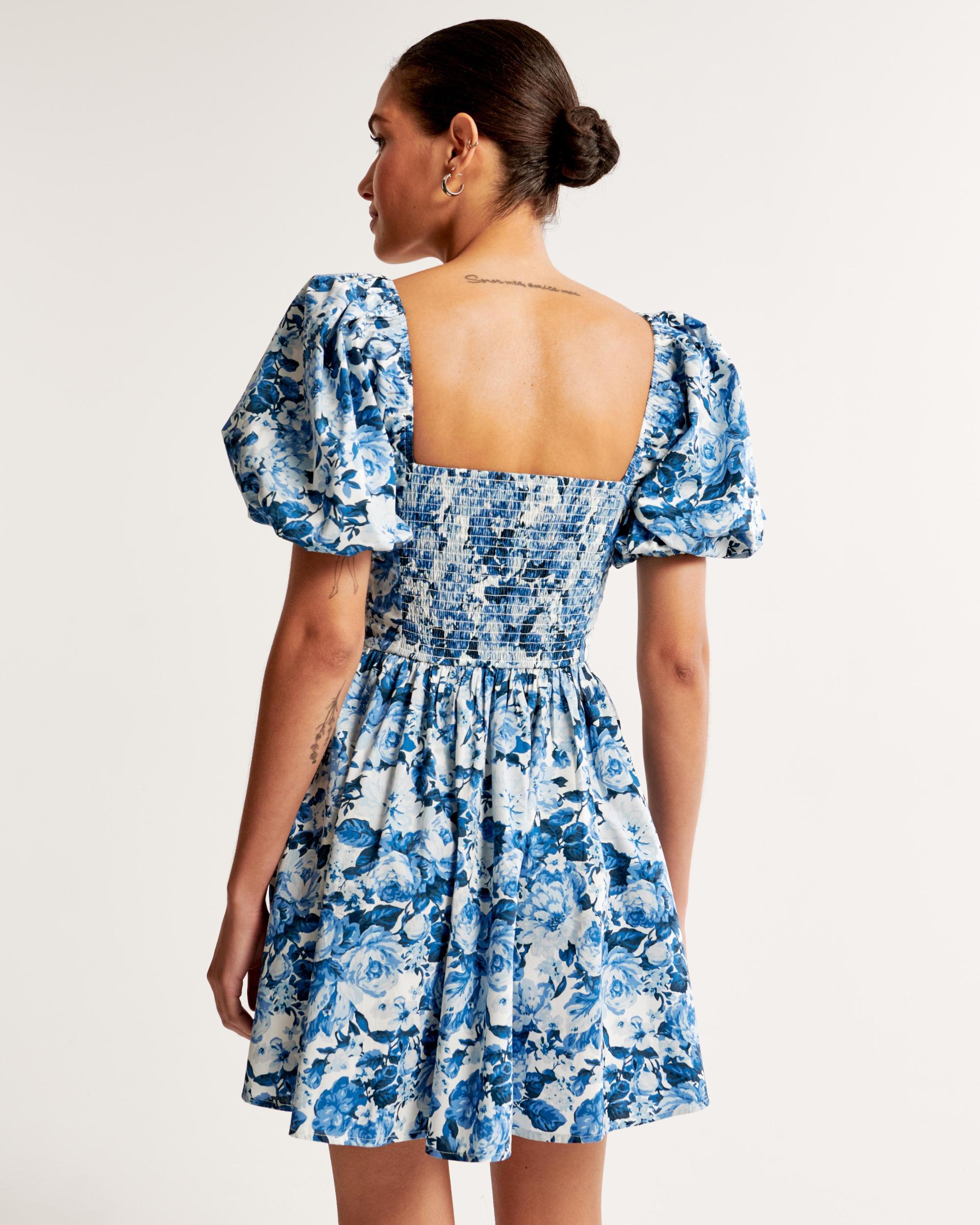 The A&F Emerson Waisted Poplin Mini Dress Product Image