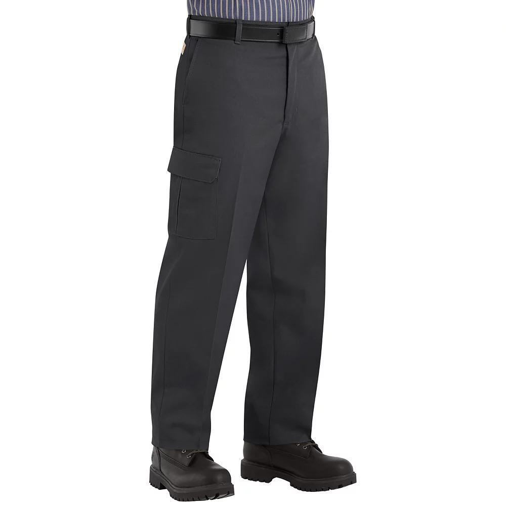 Men's Red Kap Cargo Industrial Pants, Size: 33X28, Black Product Image