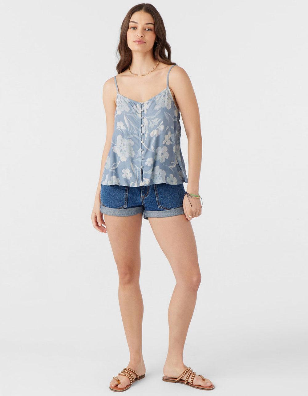 O'NEILL Taylor Emilia Floral Womens Tank Top - BLUE Product Image