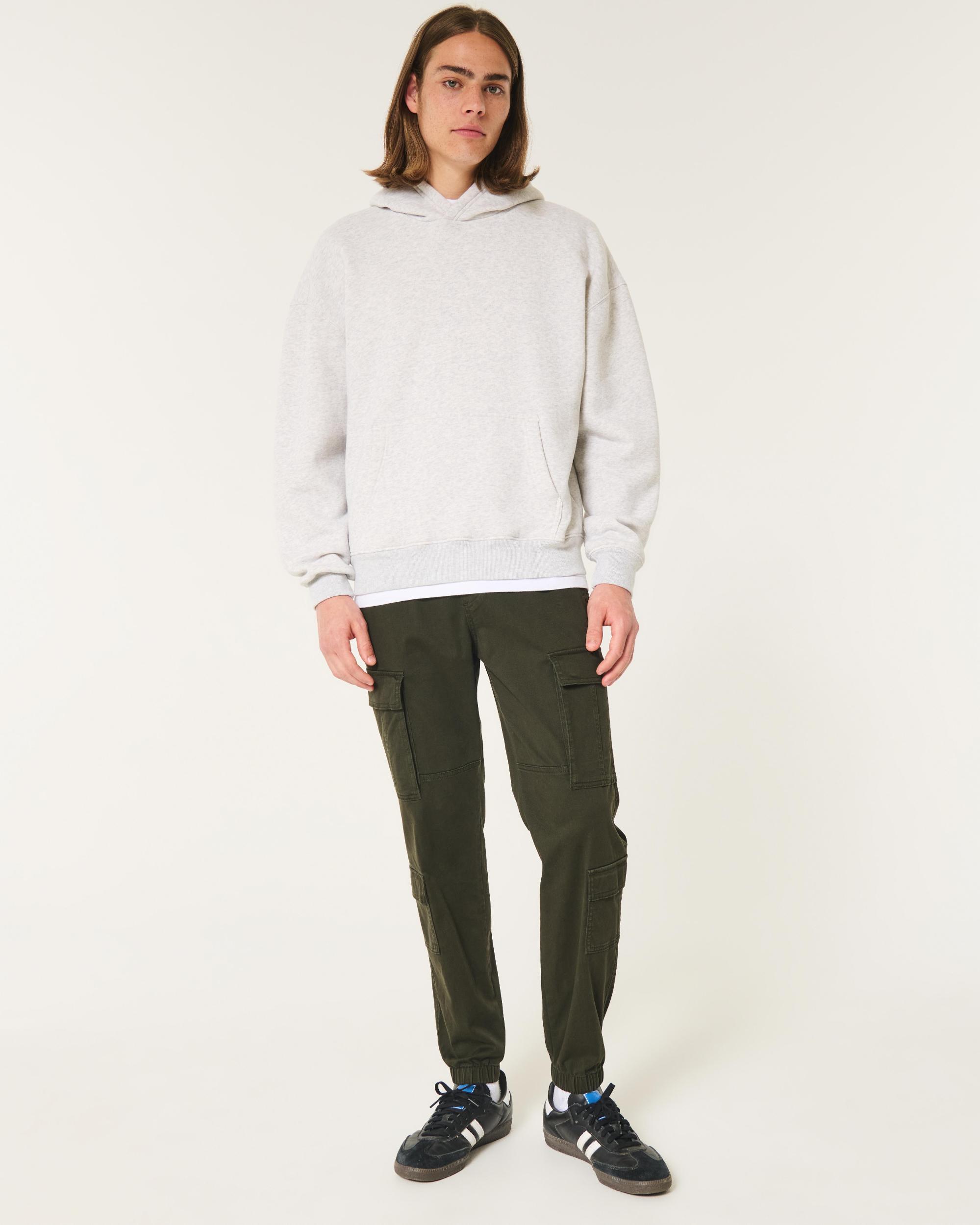 Relaxed Twill Cargo Joggers Product Image