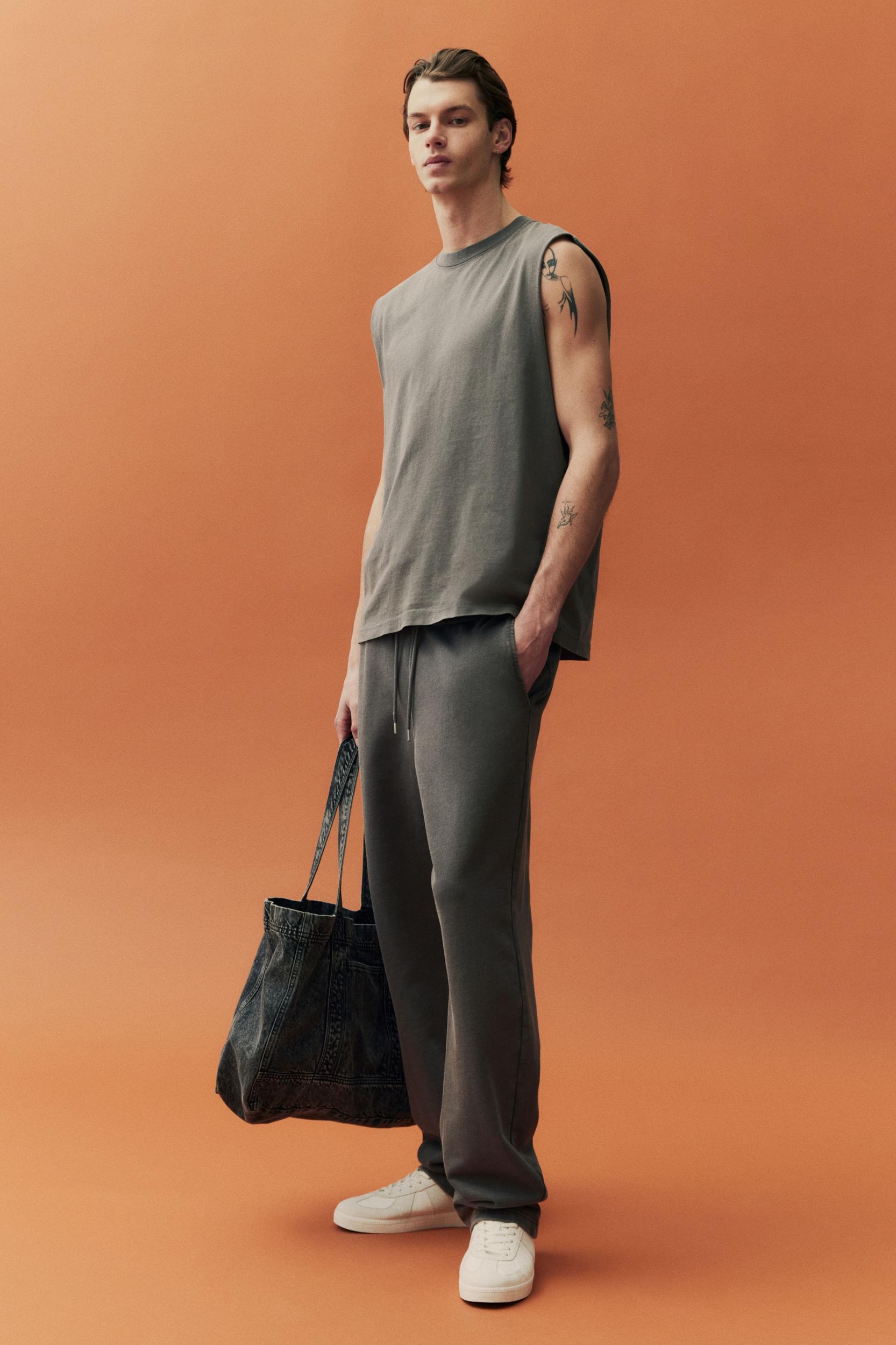 Relaxed-Fit Washed Sweatpants Product Image