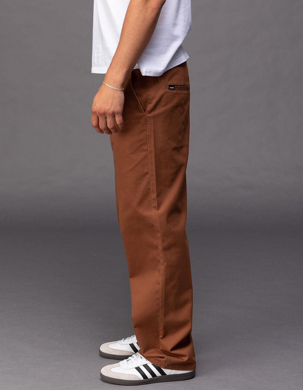 RSQ Mens Loose Chino Pants - TOFFEE Product Image