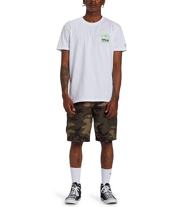 Billabong Combat Camouflage 9.5#double; Inseam Cargo Shorts Product Image