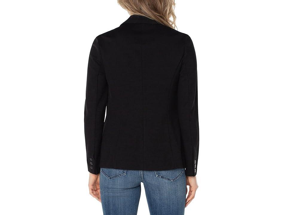 Liverpool Los Angeles Fitted Knit Blazer Women's Jacket Product Image