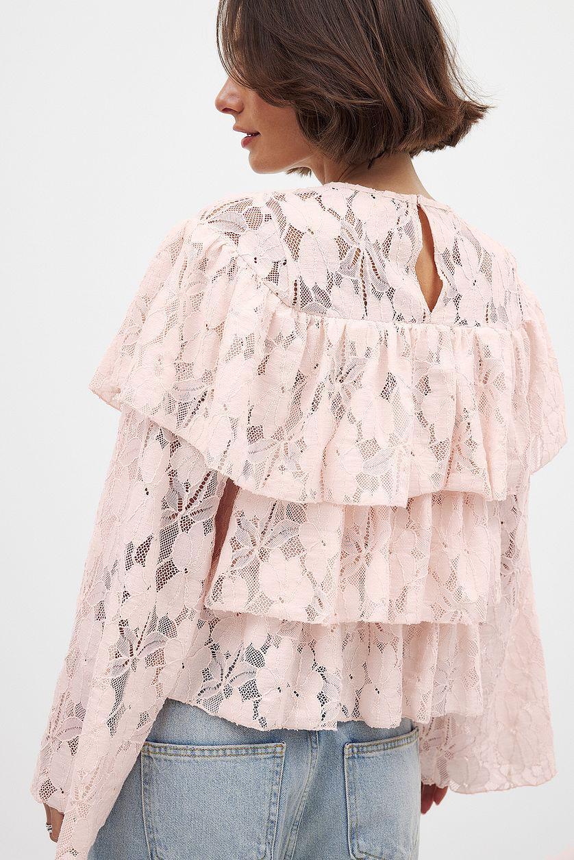 Layered Flounce Blouse Product Image