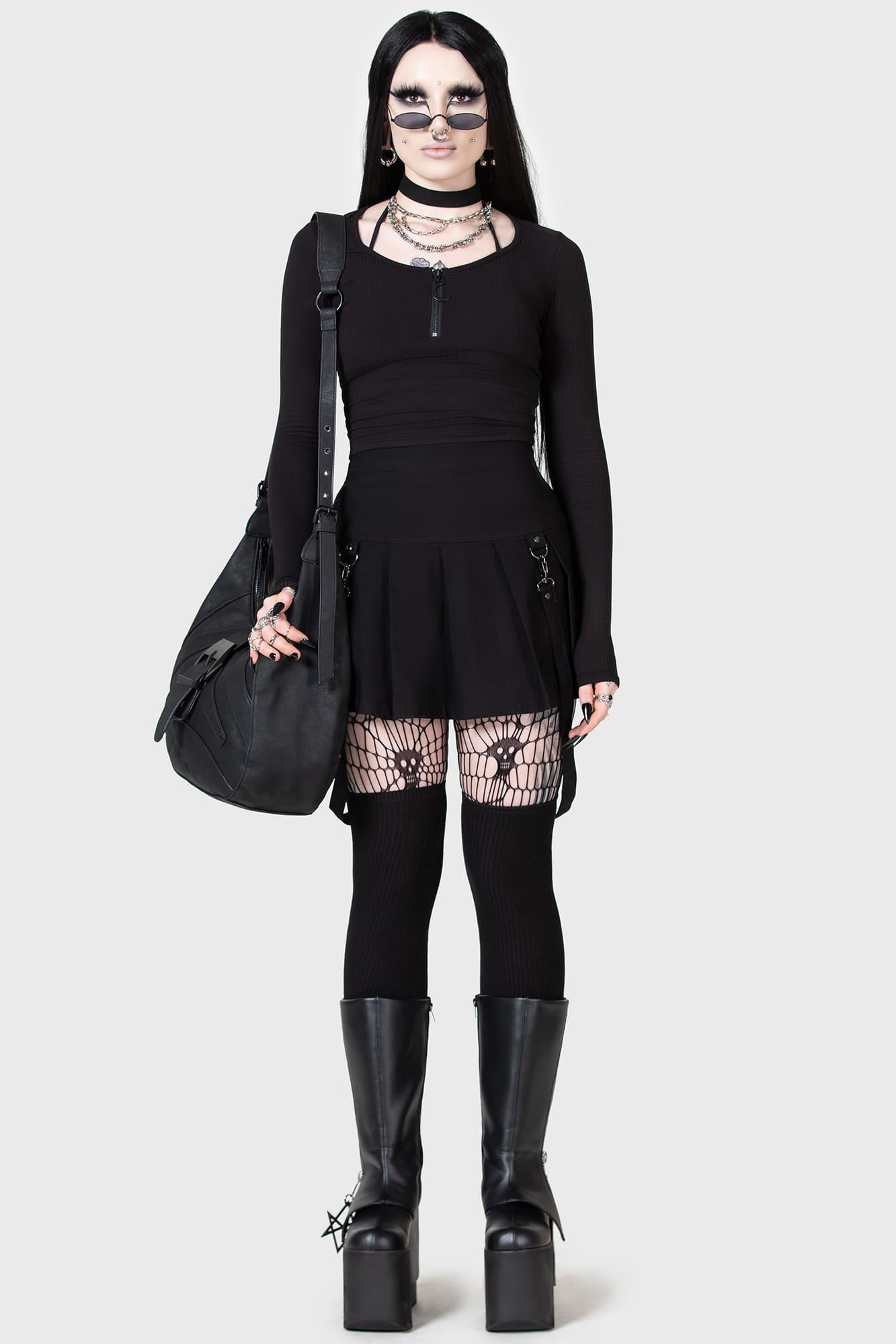 Lune Sting Ribbed Top Female Product Image