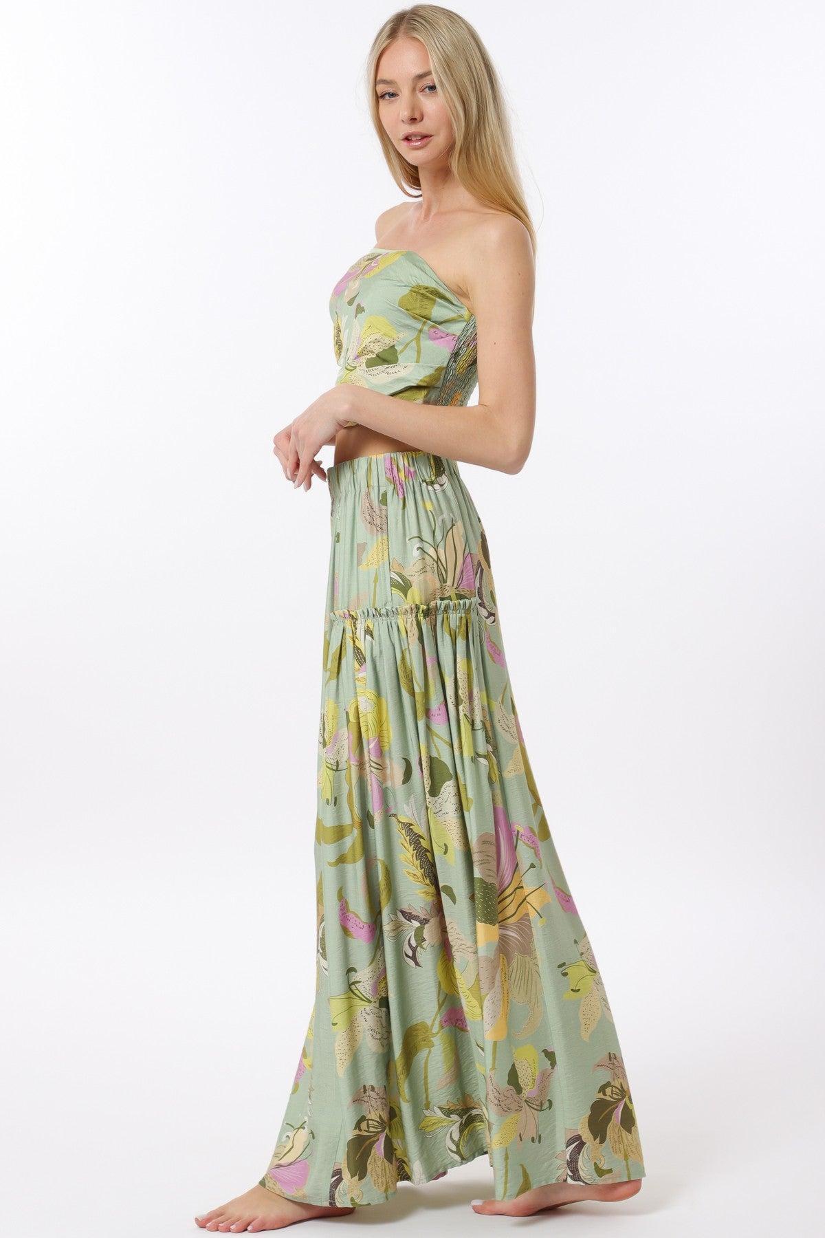 Printed Maxi Skirt Product Image