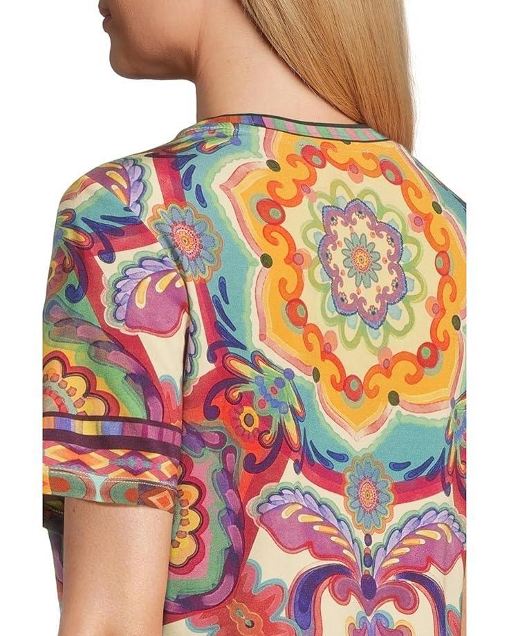The Janie Favorite Short Sleeve Swing Polo- Kayla Product Image