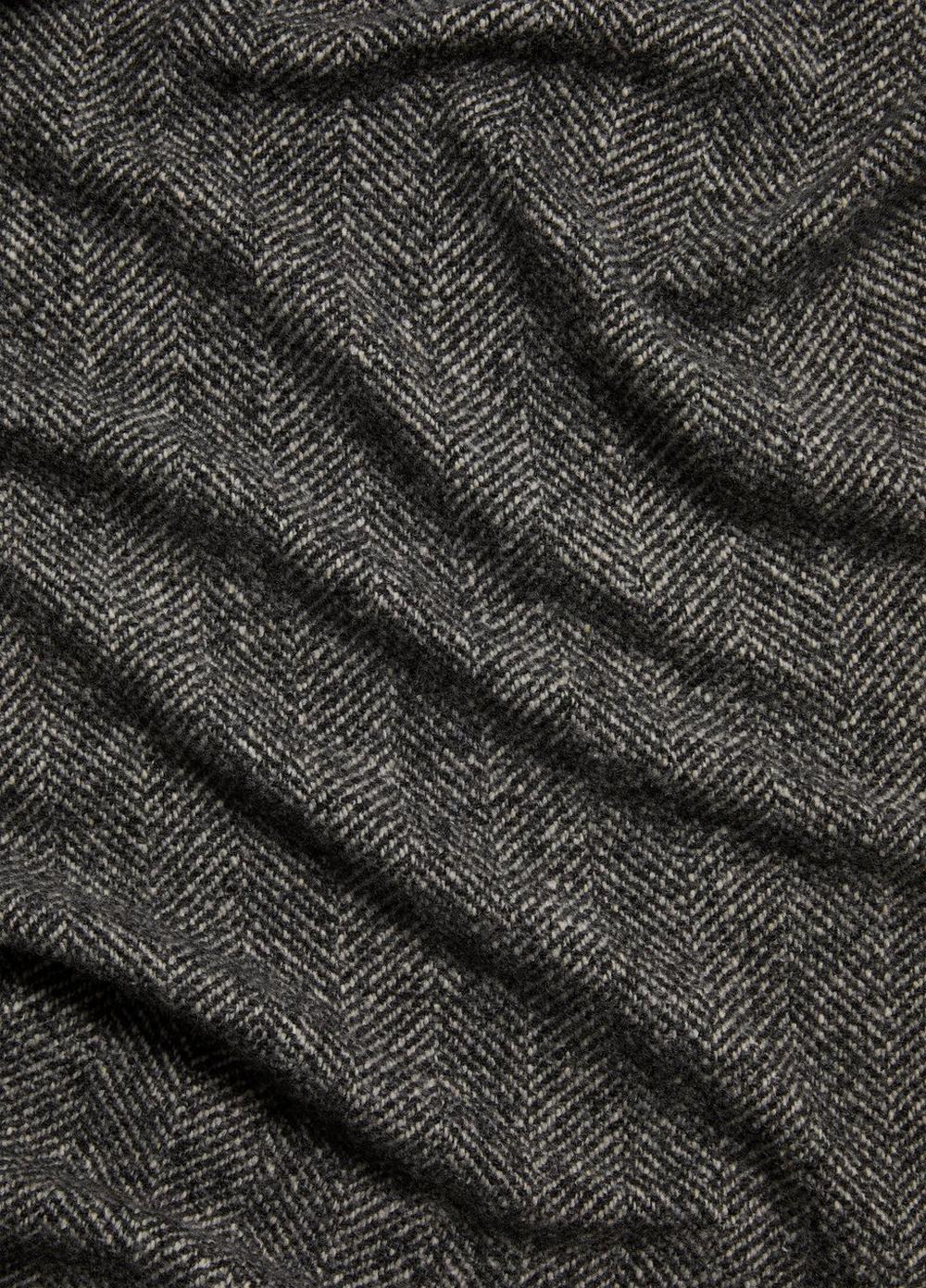 Herringbone Cashmere-Blend Bouclé Scarf Product Image