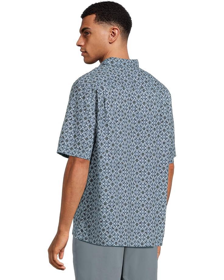 Comfort Stretch Chambray Shirt Short Sleeve Traditional Fit Product Image