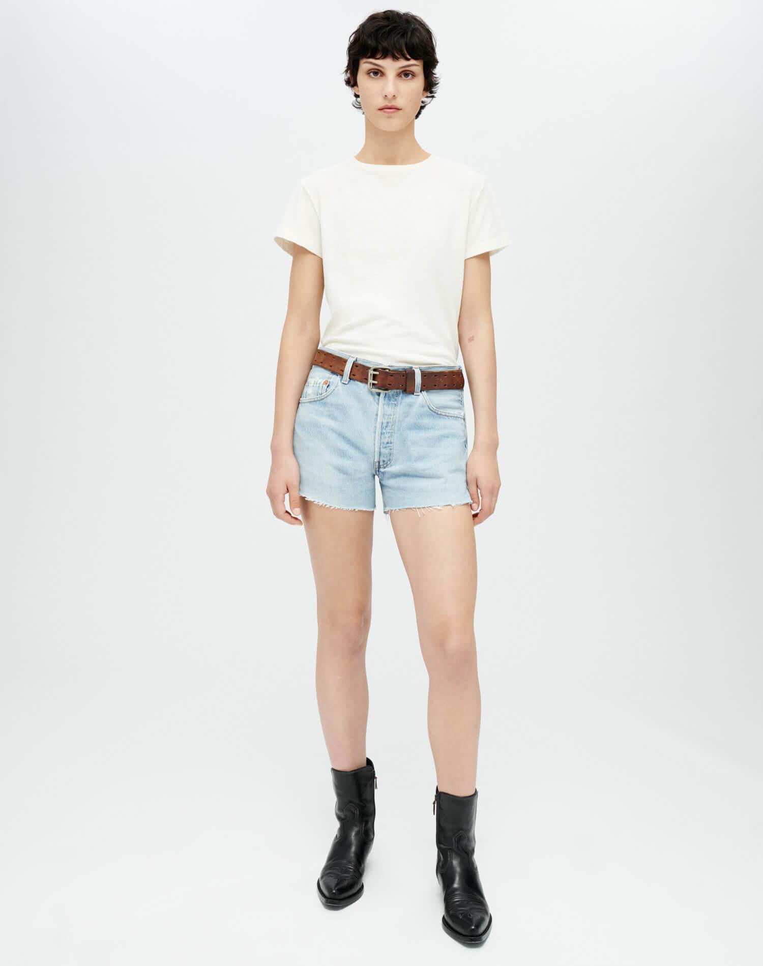 Hanes Classic Tee - Vintage White Female Product Image