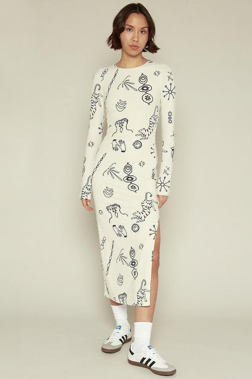 Doodle Mesh Dress Girls Product Image