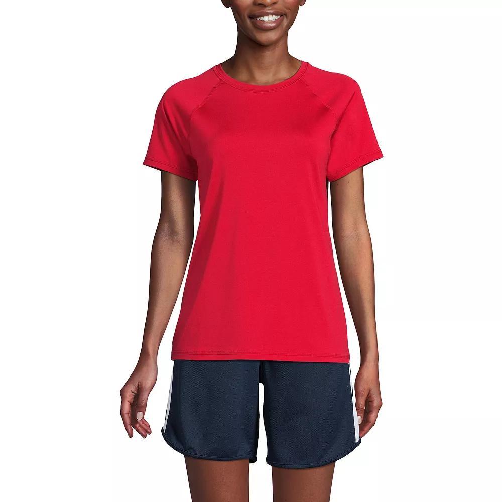 Womens Lands End School Uniform Short Sleeve Active Tee Product Image