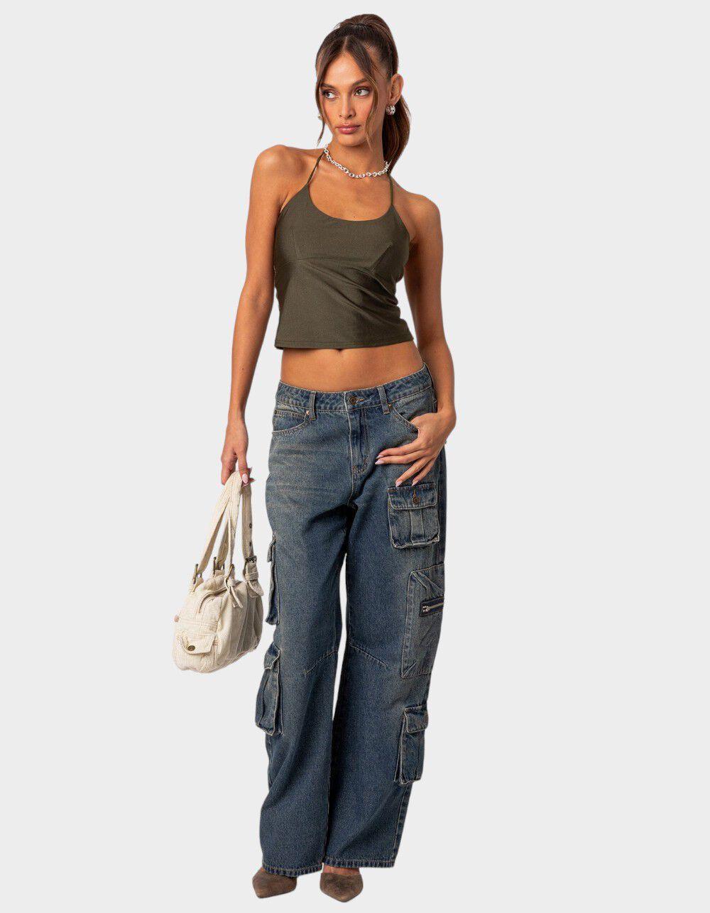 EDIKTED Sara Back Cut Out Tank Top Product Image