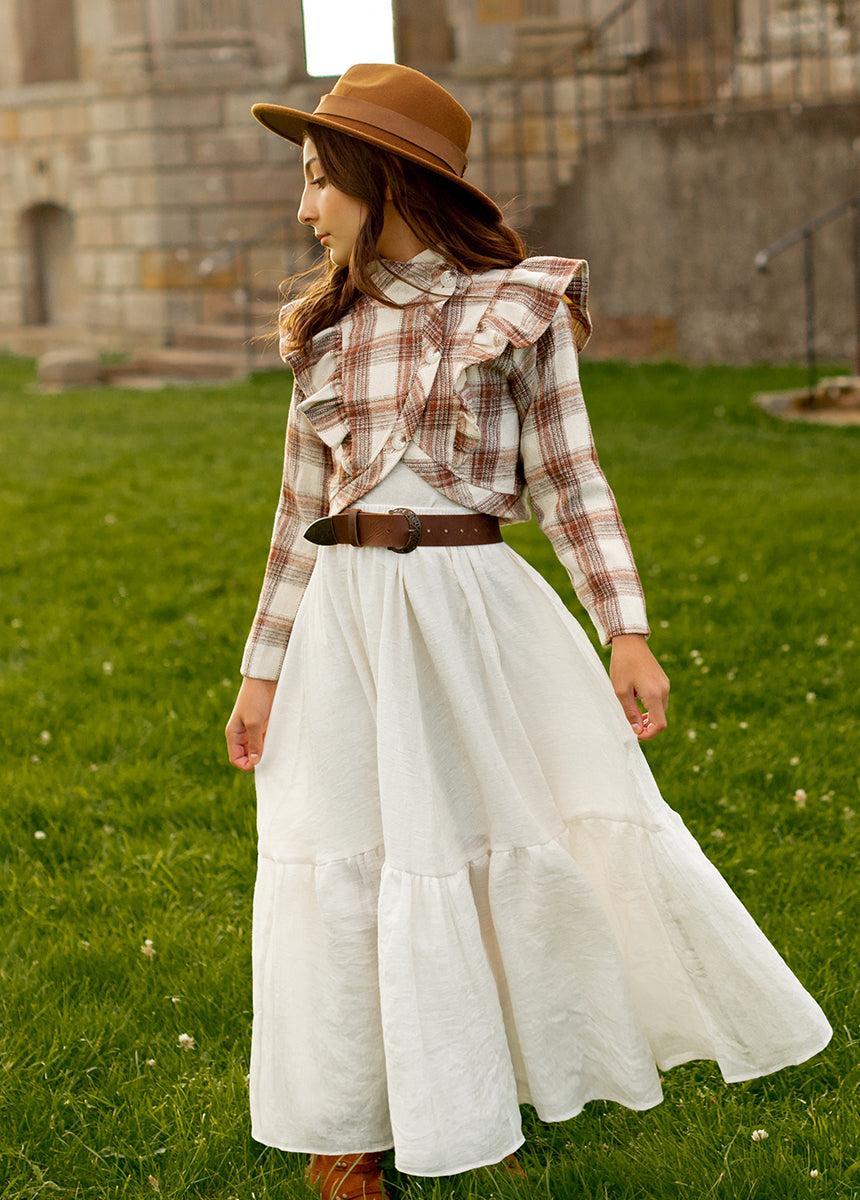 Annabel Skirt in Cream Girls Product Image